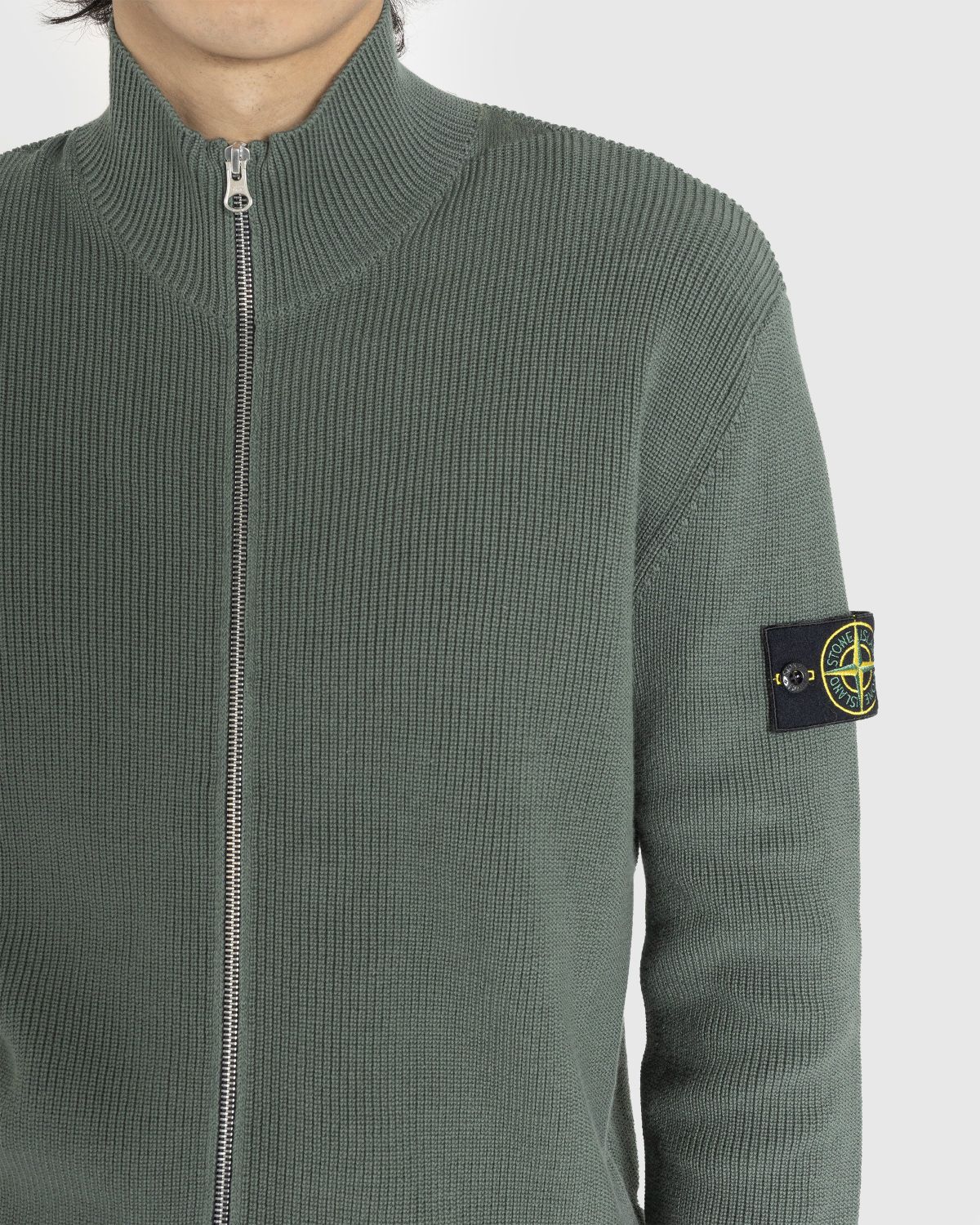 Stone island roll neck hotsell rib knit